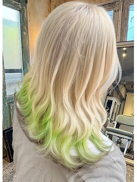 エノア 青山(ENORE) ブリーチ/ダブルカラー/グラデーションカラー/インナーカラー