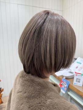 モリオフロムロンドン 大宮店(morio from London) 【かほ】濃ゆい！ミルクティーグレージュ