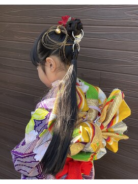ポニーテール七五三