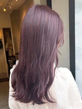 ロッカヘアエジェ(ROCCA hair eje.) デザインカラースモーキーパープルレイヤー