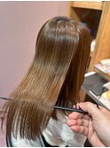 髪質改善縮毛矯正1.25オリーブグレー