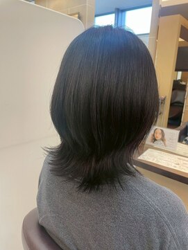 髪質改善/顔周りレイヤーカット/グレージュ[千葉/千葉駅]