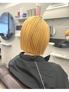 ジュベ 別府店(juve.) 別府ショートボブ顔まわりレイヤーカット髪質改善カラー30代