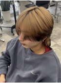 【Natsuki】ブロンドエンドカラーセンターパート