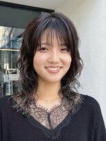 インチェルシー(in chelsea)&nbsp;ダークアッシュ /ミディアムレイヤー カット /大人ガーリー