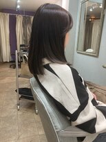 キヨミ 札幌東区役所(KIYOMI)&nbsp;切りっぱなしミディアムボブ