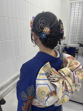 イル 天神西通り店(ill) 成人式/振袖着付け/可愛くヘアアレンジ/イベントにぴったり