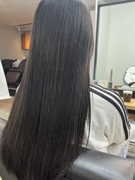 クワイア 川崎店(0choir) ダークグレージュ◯emi/イメチェン/新生活/前髪/結べるレイヤー