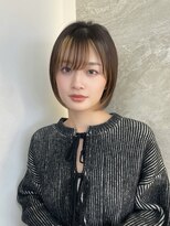 ロンドロゼ 池袋(Lond rose) ♪ミルクティーベージュ/レイヤーボブ/韓国巻き/顔周りカット/27