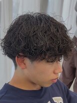 メンズサロン ノード 栄(men’s salon NODE)&nbsp;波巻きスパイラル栄レイヤーマッシュスタイル