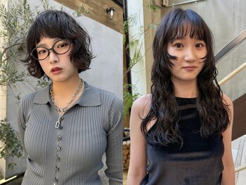マッシュ 北堀江(MASHU)の写真/【北堀江/MASHU】誰でも5分でスタイリング完了☆朝ラクパーマならお任せ♪パーマが初めての方にもおすすめ