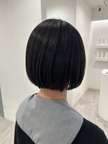 グラムヘアー(GLAM HAIR) 大人かわいい黒髪ボブ
