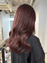 ヌープヘアーアイス(NUUP.hair ici)&nbsp;♪ブリーチなしダブルカラーピンクブラウン/レイヤー