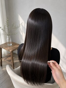 テーラヘアー 我孫子店(TELA HAIR) 【うる艶髪】ダークアッシュ×ナチュラルストレート