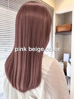 ヘアーリゾートサロン リチェット(Hair Resort Salon Ricetto)&nbsp;pink beige color