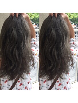 モードケイズ 西宮(MODE K's) アッシュカラー/大人かわいい/小顔/斜めバング/アシンメトリー