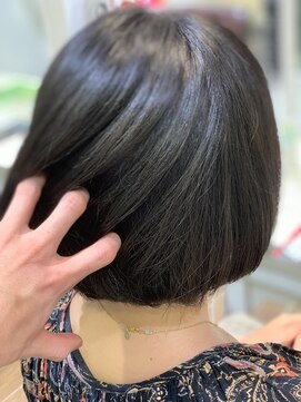 ミリア 茅ヶ崎店(Mirea) ダークアッシュ×ミニボブ