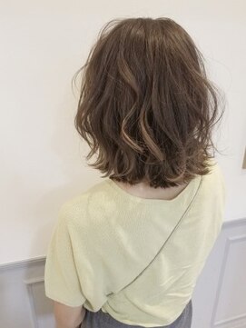 グランシュ 青葉台店(GranCieux) 切りっぱなし波ウエーブボブ☆