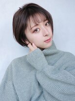 アイティー バイ アルバム 浦和店(IT by ALBUM) カジュアルショート_ココアブラウンフリンジウェーブ_7254