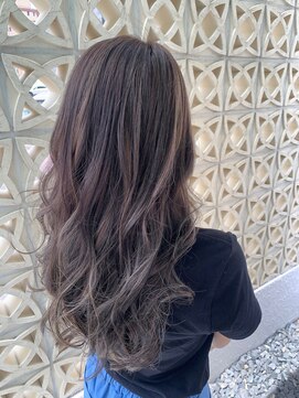 ワクヘアー(WaKu hair) ラベンダーグレージュハイライト/リバースカール