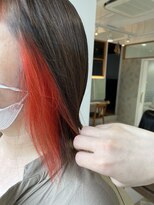 ネオリーブエム(Neolive em;)&nbsp;インナーカラー　レッドオレンジ☆