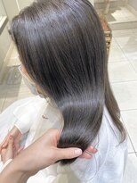 ブリーチ無しの白髪ぼかしハイライト！