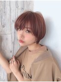 大人のナチュラルショートボブ