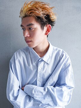 カンナ(Canna) 韓国/ブリーチ/表参道メンズカット/センターパート/オールバック