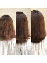 ヘアカフェ コトノハ(hair cafe Kotonoha)&nbsp;【コトノハ】艶感ストレートうる艶髪　酸性縮毛矯正長崎髪質改善