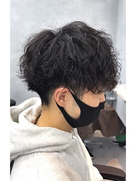 エレナ(elena) ツイストスパイラルパーマメンズパーマ束感ショート
