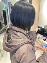 ヘアサロンガリカアオヤマ(hair salon Gallica aoyama)&nbsp;【坂本拓麻】大人かわいいぱっつんボブ/前下がりボブ/内巻きボブ