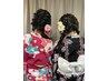 【ペアでお得♪】浴衣着付+ヘアセット ¥14000