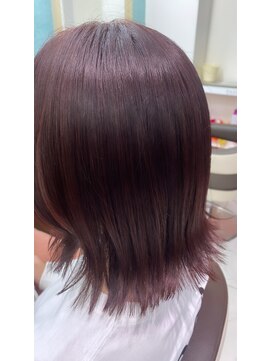 アッシュ 下北沢店(Ash) ブリーチなしピンクブラウン