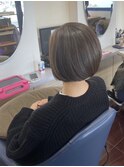 細目のハイライトボブ