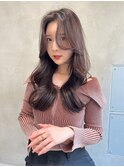 LIBERTE 韓国風巻き髪×ラベンダーブラウン
