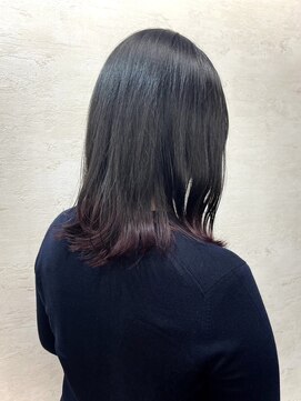 アンジェリカ(Angelica Total Beauty Lifestyle Design) 艶髪/髪質改善裾バイオレットカラー