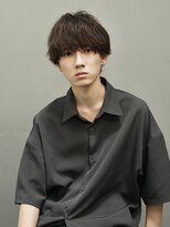 メンズマッシュ／ニュアンスパーマ／メンズヘア／ナチュラルヘア
