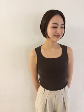 エンドリンク(endlink) センターパートショートボブ