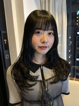 ヘアリゾート粋 ウナム 新宿東口店(enam) レイヤーカット/黒髪ロング/艶髪/ワンカール/ワンホンレイヤー