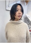 マッシュボブ レイヤー 段カット ニュアンス