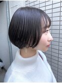 丸みショート グレージュ