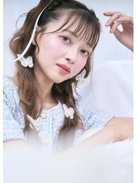 ヘアメイクサロン シャルメ(Hair Make Salon CHARMER) コンサートに♪編み込みハーフツイン