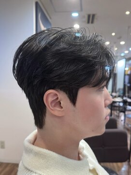 ノラキチジョウジ(NORA KICHIJOJI) フェザーパーマ韓国ヘアダウンパーマカルマパーマメンズ学割