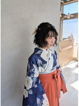 テラスプラス(テラス+) 卒業式ヘアセット ふんわりハーフアップ