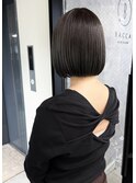 大人のミニボブ/アッシュブラウン