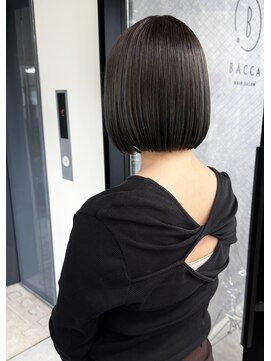 バッカ 横浜桜木町店(BACCA) 大人のミニボブ/アッシュブラウン