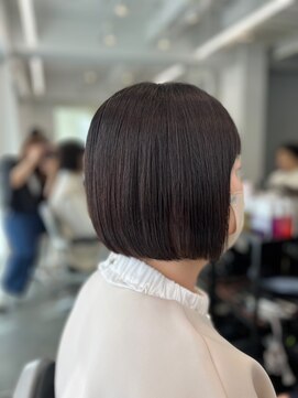 コレクティブワーク 表参道 渋谷(COLLECTIVE WORK) 前下がり髪質改善ボブ縮毛矯正レイヤー20代30代40代[表参道]