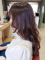 ヘアークリアー 春日部 ミセス 艶髪ナチュラルブラウン ロング レイヤーカット