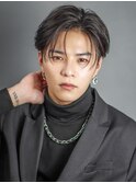 川村壱馬ヘアニュアンスパーマ刈り上げセンターパート