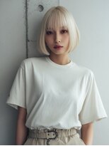 ラ ブーケ 御器所店(La Bouquet)&nbsp;韓国ブロンド/ショートボブ/ホワイトカラー